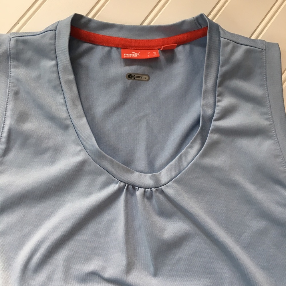 Puma sleeveless light blue top SIZE XXL - Picture 4 of 7